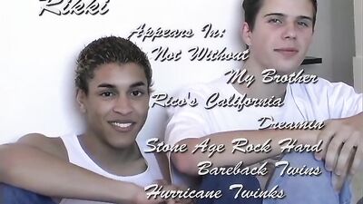 Alan Fishers Bareback Twink Threesome with Rikki - Longer than 15 minutes!