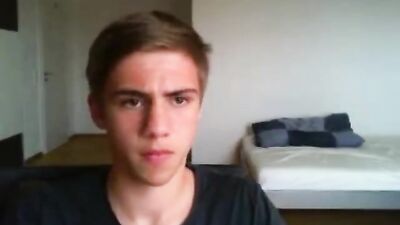 Serious Cum Showing Lad - Up Close Handjob and Cum Shots!