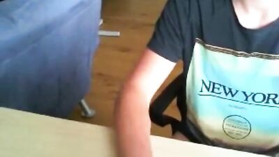 Serious Cum Showing Lad - Up Close Handjob and Cum Shots!