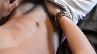 Gay Porn - Handsome Abercrombie Model Goes Wild in Bedroom