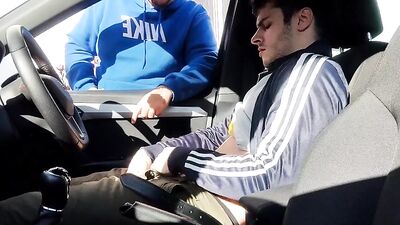 Car Cumming Exhibitionist Adventure!