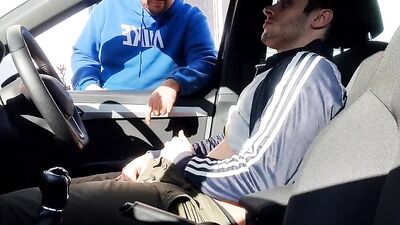 Car Cumming Exhibitionist Adventure!