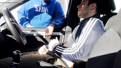 Car Cumming Exhibitionist Adventure!