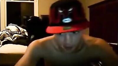 Handsome Cute Blonde Selfie Cam: Gay Muscle Boys Porn Explosion