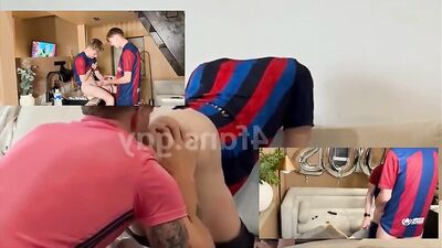 Watch Barca Soccer Twink Fetish Cum in Nude Handjob Oral Fun Teenboy Kit!