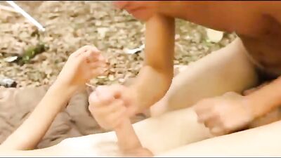 Blonde Lads Outdoor Fun - Cum Shots and Oral Pleasure in the Open Air