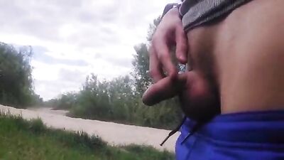 Dnz twink piss, suck, frot & cum outdoors boys porn