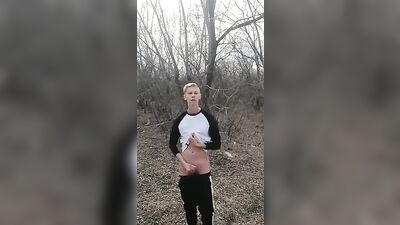 Gay Porn Bliss: Uncut Penis Handjob in the Park with a Sexy Young Guy