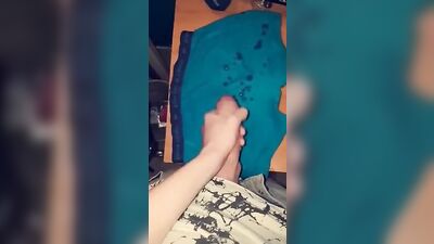 Shaved Cock Cum Boxer: Big Fetish Cocks Solo