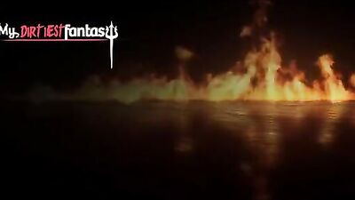 Galiel: Chastity Orgasm Frenzy with Scotts Cum!