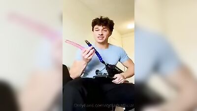 Sticky Fingering Twink MPH Ass Play Tube!!