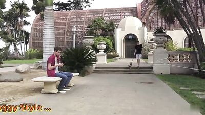 Doggy Style Bliss: Cum Shots and Oral Fun with Big Bareback Boys!