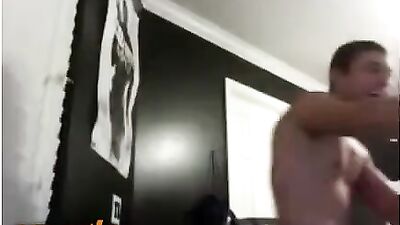 Muscle Boys Cum Show - Frat Web-Cam Fun!