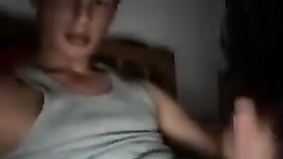 Gay Porn Night Cam - Cute Blonde and Huge Dick!