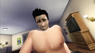 Payback For Free Rent - Big Dicks And Bareback Action!