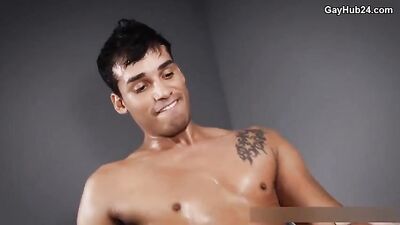 Latino Boys Bareback Fun - Dark and Pale Hung Twinks Cum Shots!