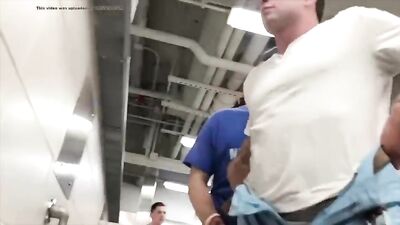 Spied by the Stadium Brothers: A Trough Love Affair!