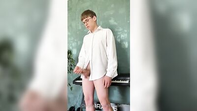 Gay Twink Pornstar Max Cums and Shoots Hot Load in Bedroom Escapade!