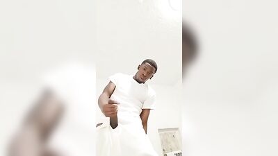 Gay Porn Videos - BBC in White Shoots his Cum 232 : Amature Big Cocks Black Cum Shots Handjob Solo