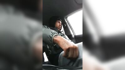 Black Big Dicked Twink in Public: Risky Behavior Web-Cam Handjob