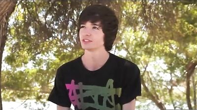 Young Twink Barebacking Explosion - First Time Oral Cum In Butt!