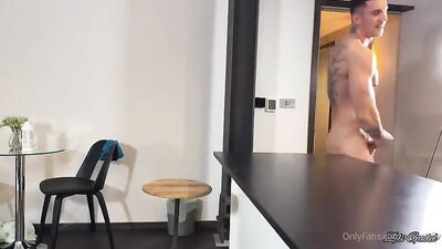 Fit Daddys Flexible Boy Cums Hard