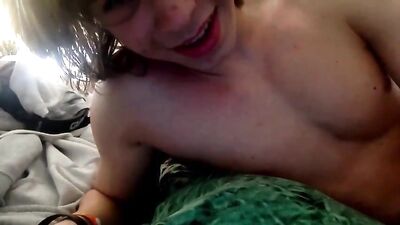 Selfie Cam Cutie - Long Hair Blonde Boy Solo