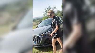 Gay Porn Fun By The Swimmingpool - Bareback Cum Shots Handjob Public Outside Web-Cam