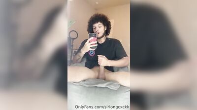 Latino Hung Straight Boy Busts Nut!