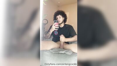 Latino Hung Straight Boy Busts Nut!