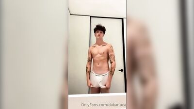 Cum with the Muscle God! - Big Cocks Amateur Fitness Solo Bulge