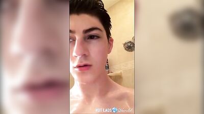 He Jizzes On The Lens - Amature Solo Web-Cam twink amateur cam solo