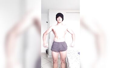 Golden Flexing Twink Cam Boys - Solo Gay Porn Video