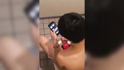 Japanese Spycam Boys: Toilet Play & Self-Pleasure!