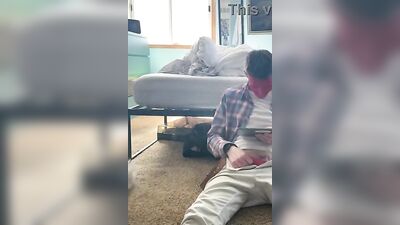 Painting the Heat: Red-Faced Boy Solo Wank!