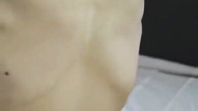 Long-haired Latino twink masturbates in hot solo shower scene!