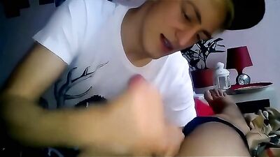 Blurry Blonde Webcam Twink Oral Enhanced - AI Improved!