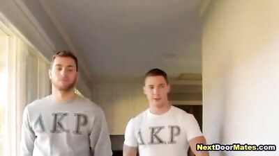 Initiation Day: A Gay Frat House Porn Orgy