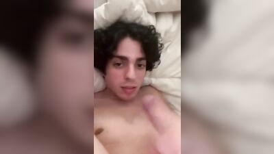 Curly Hair Twink Explosion: Facial Cum Face Showdown!