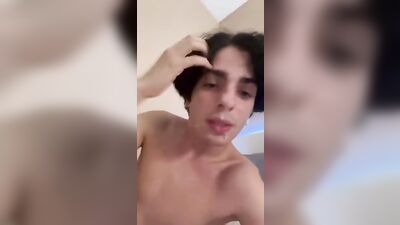 Curly Hair Twink Explosion: Facial Cum Face Showdown!