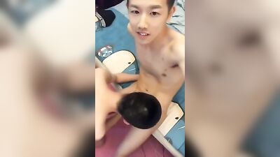 Young Asian Twink Sucked Off By Classmate - An Explosive Oral Fixation!