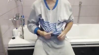 Blond Twink Webcam Handjob Cumshots: Bathroom Boys Revenge