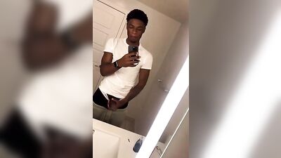 Black Boy Cumshot: Amateur Wanking Heat!