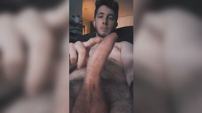 Tearing Up The Webcam: Big Cock Amateur Solo Show!