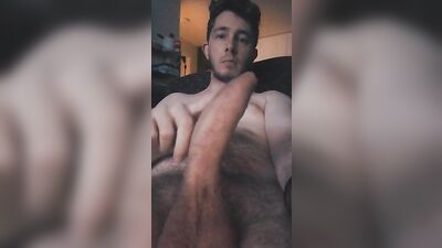 Tearing Up The Webcam: Big Cock Amateur Solo Show!