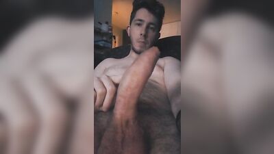 Tearing Up The Webcam: Big Cock Amateur Solo Show!
