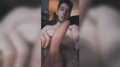 Tearing Up The Webcam: Big Cock Amateur Solo Show!