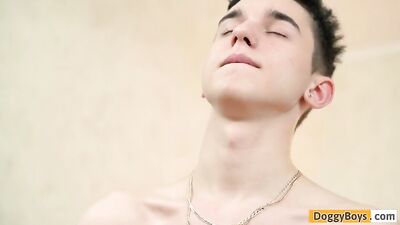 Cumming Hung Twink Ivo JO in Oil! Action, Big Cocks, Cum Shots, Fetish, Fun and Teen Mix Solo!
