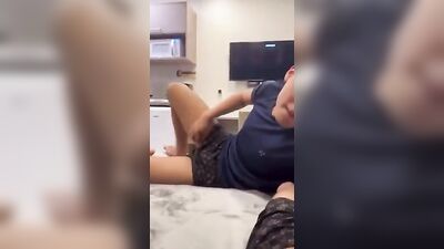 Young Latino Amateur Sucks Big Cocks with Eagerness - No Cum!