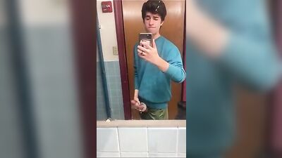 Flashlight Frenzy! Public Bathroom Adventure & Hot Shoot!